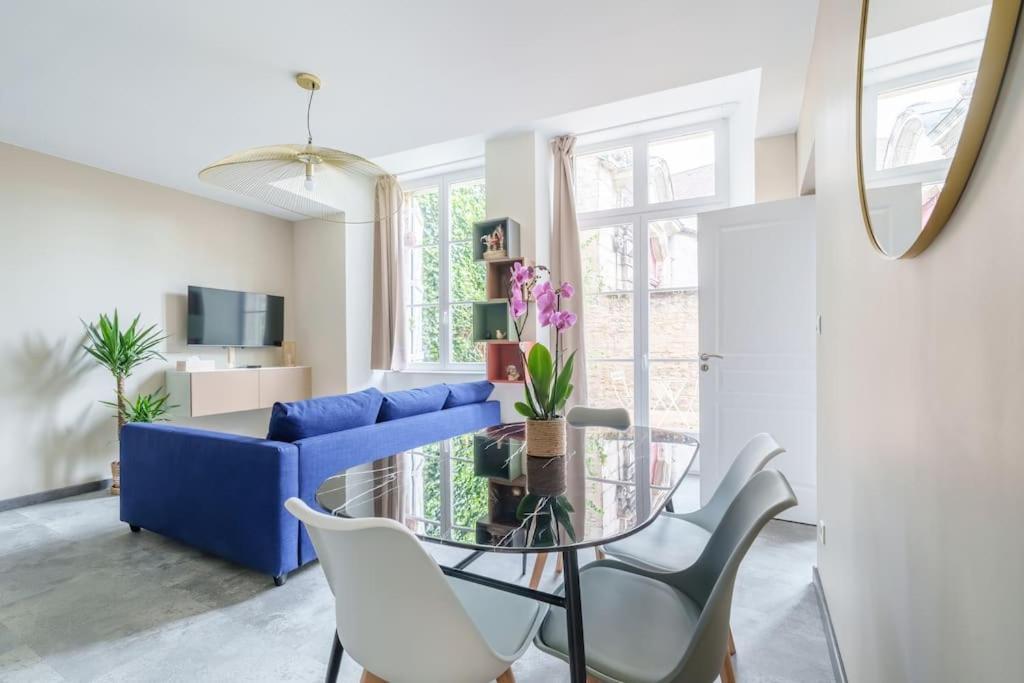 Appartement Lumineux Avec Cour Chaumont  Exterior foto